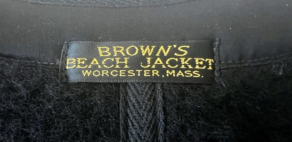 Original Brown’s Chaqueta de Playa Chaleco Lana Hombre’s Worcester Gris Oscuro Foto 4 de 4