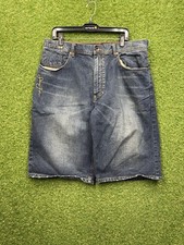 Vintage Sean John Shorts Mens 36 Baggy Faded Embroidered Jorts Hip Hop y2k 36x14