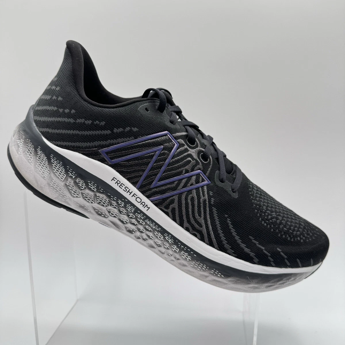 New Balance Vongo V5 Mens Sz 9.5 EE WIDE Black/Deep Violet Running Shoe MVNGOBW5 New Balance Fresh Foam X Vongo v5 2E Width Running Shoes-Men  main image 4