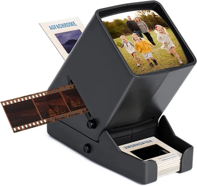 DGODRT 35Mm Slide Viewer, Film Negative and Slide Viewer with 3X Magnification and LED