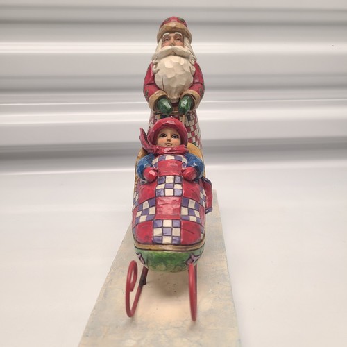2006 JIM SHORE "A Ride with Santa" Figurine Heartwood Creek (1) - Picture 3 of 19