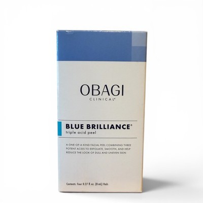 OBAGI Clinical BLUE BRILLIANCE Triple Acid Peel 4 x .27 oz Vials NIB SEALED