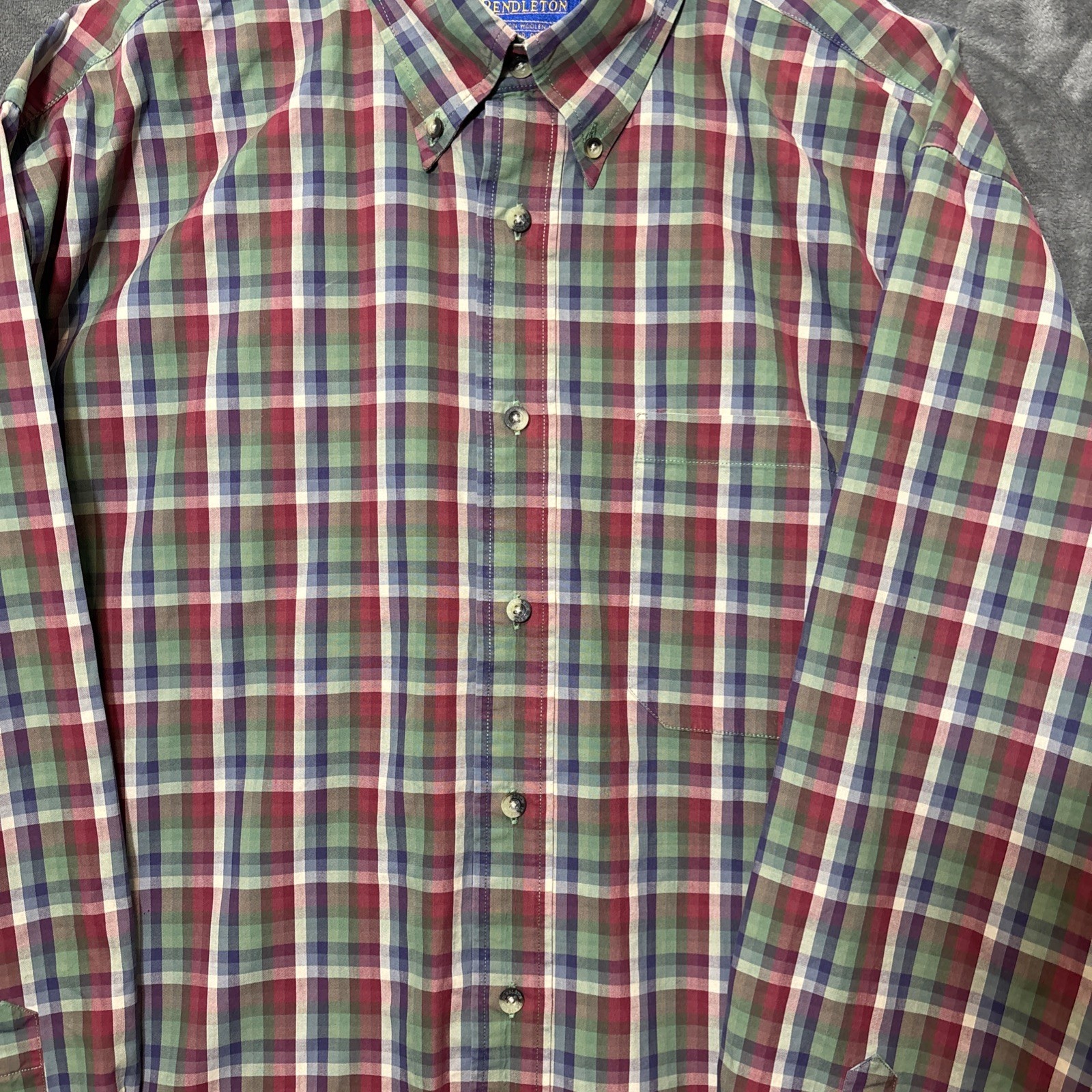 Pendleton Burnside Button-Up Long Sleeve Shirt Me… - image 3