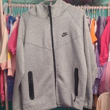 Nike Heather Gray Zip-Up Jacket