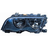 Scheinwerfer Vorne Rechts FüR BMW Serie 3 E46 1998 Al 2001 Schwarz 63128380176