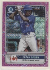 2020 Bowman Mega Box Pink Mojo Refractor 65/199 Dasan Brown #STG-DB uk2