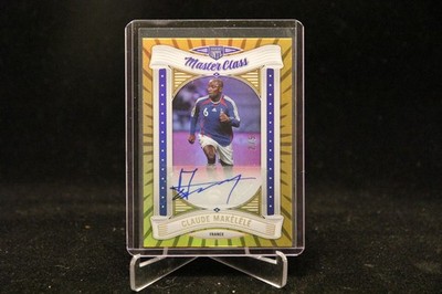 2026 Panini France Int'l Master Class Claude Makelele #12 Auto Gold  /5 SSP