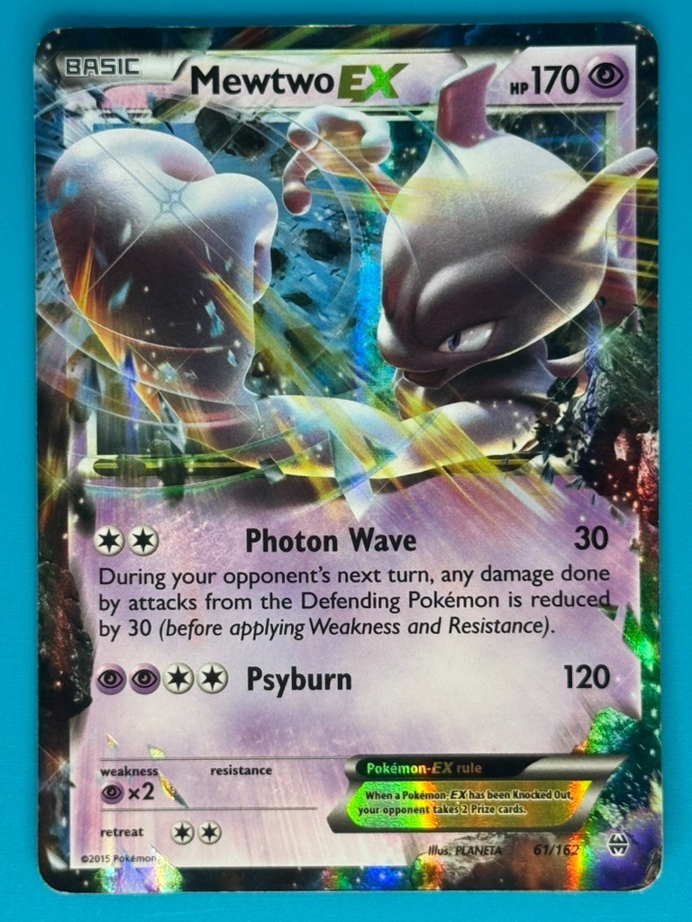 Pokemon - Mewtwo EX 61/162 [Breakthrough Set] *Moderately Played - MP*