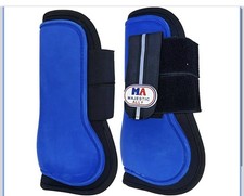 Majestic Ally Horse Splint Boots 2-Piece Pair/ Riding Neoprene Front or Back Leg