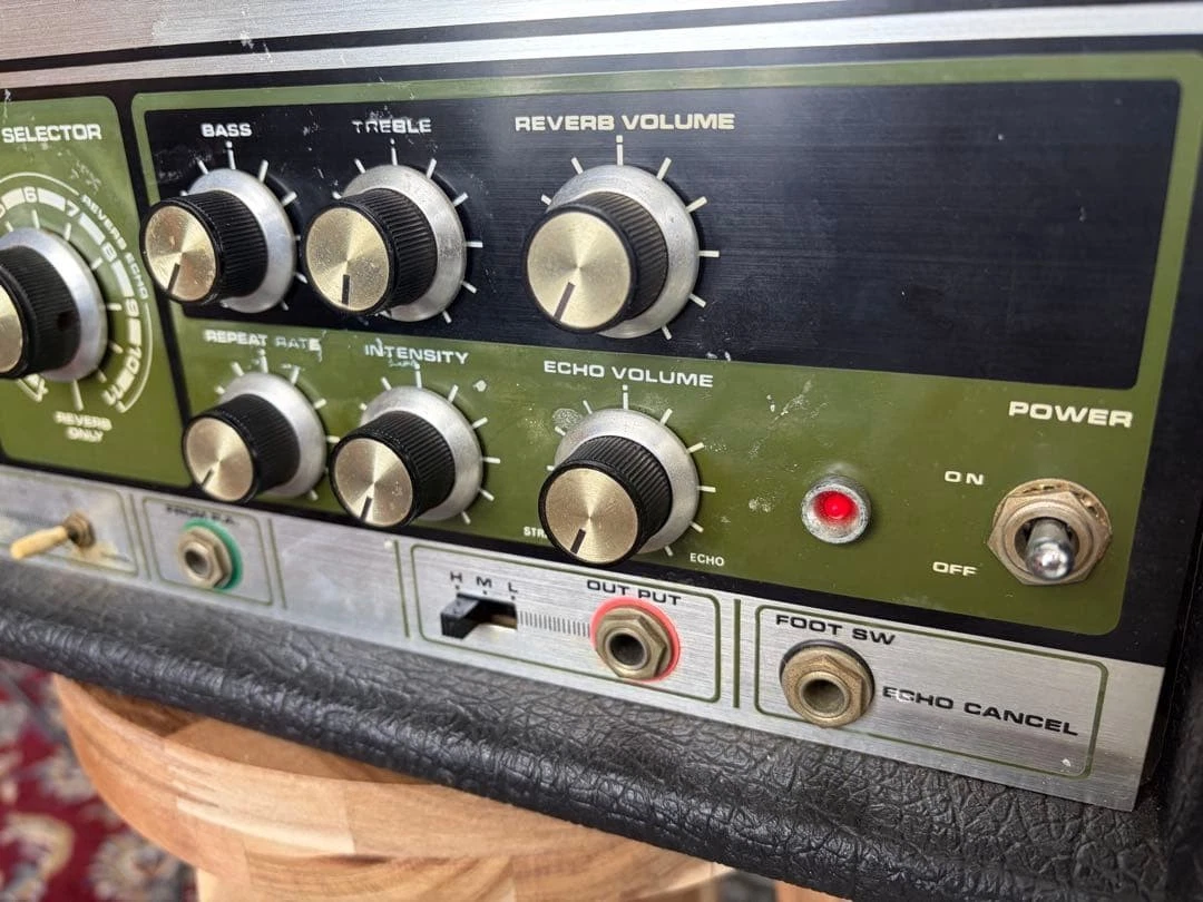 ROLAND SPACE ECHO RE-201 ANALOG TAPE DELAY TESTED FROM JAPAN