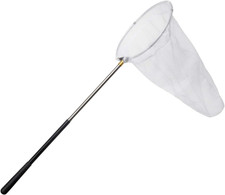 Insect and Butterfly Net with 12" Ring, Net Handle Extends to 59 Inches for  K
