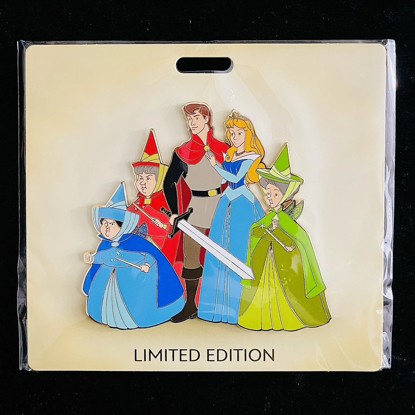 LE 400 WDI MOG Sleeping Beauty Blue Squad Goals Fairy Destination D23 Disney Pin
