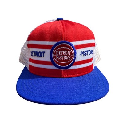 AJD SUPERSTRIPE Hut Detroit Pistons Snapback Vintage 70S Ab Kollektion Größe L