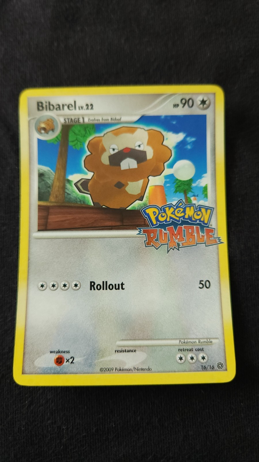 Pokémon TCG Bibarel Rumble Card 16/16 NM