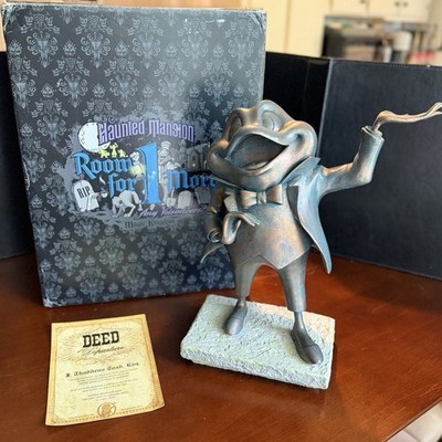 Disney Haunted Mansion Room For 1 More Mr. Toad Statue LE 750 w/ Deed