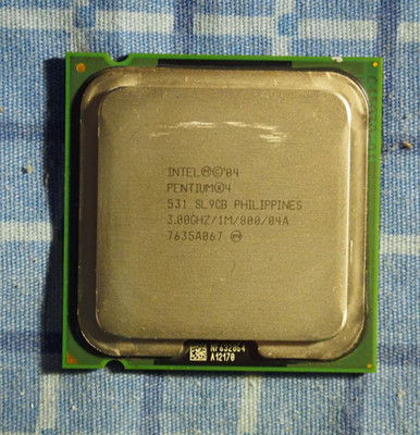 PC CPU INTEL Pentium 4 531 Processor 3.00GHz 1MB 800MHz LGA775 SL9CB