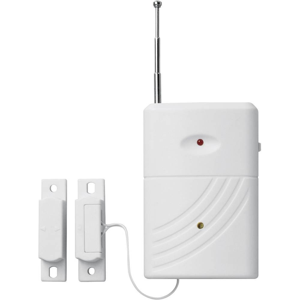 Alarme pour porte / fenêtre PENTATECH MA80KM 33552 blanche à fixer sans perçage