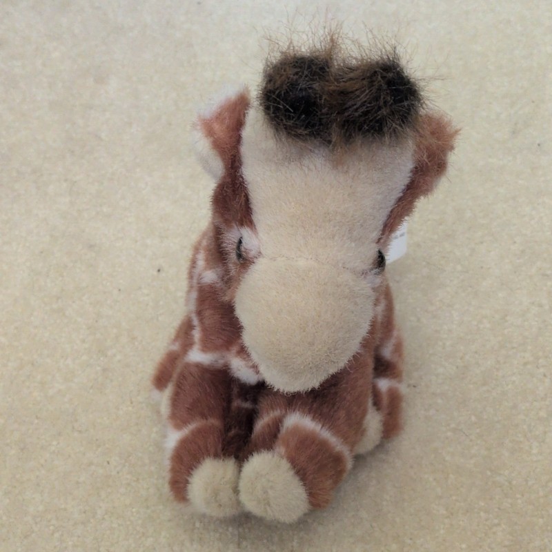 Brown Beige White Giraffe Plush Stuffed Animal, Soft Small 6-14 in