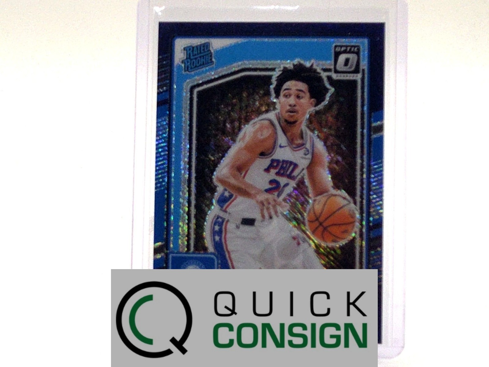 JARED MCCAIN 2024-25 DONRUSS OPTIC PURPLE SHIMMER RATED ROOKIE RC 270 Q0014