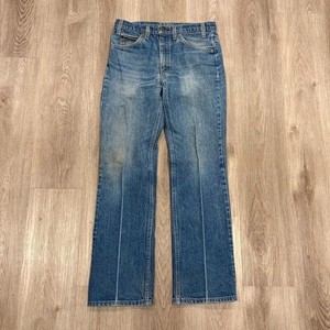 Vintage 90s Levis 517 Jeans Mens 31x30 Dark Wash Bootcut Orange Tab USA Dark Blu