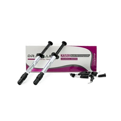 Dr. Müller Kaiser Bulk Fill Composite 2x2g-Spritze +10Pastenkanülen