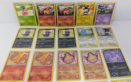 Legendary Treasures + Radiant 20 Card Lot - Pokemon TCG - Purrloin & More! - Afbeelding 2 van 6