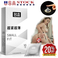 50PCS Small Size Ultra Thin Latex Condom for Men Sex Products Tight Condoms 45mm