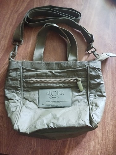 Aloha Collection Monochrome Crossbody Olive Green Crossbody Tote Bag Hawaii