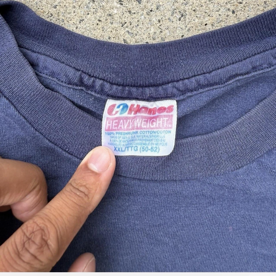 Camiseta De Colección Dallas Cowboys Años 90 Hanes Peso Pesado NFL Gráfico Camiseta - Para Hombres XXL Foto 3 de 3