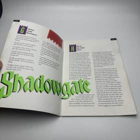 Shadowgate Nes Strategy Guide Hint Book Only