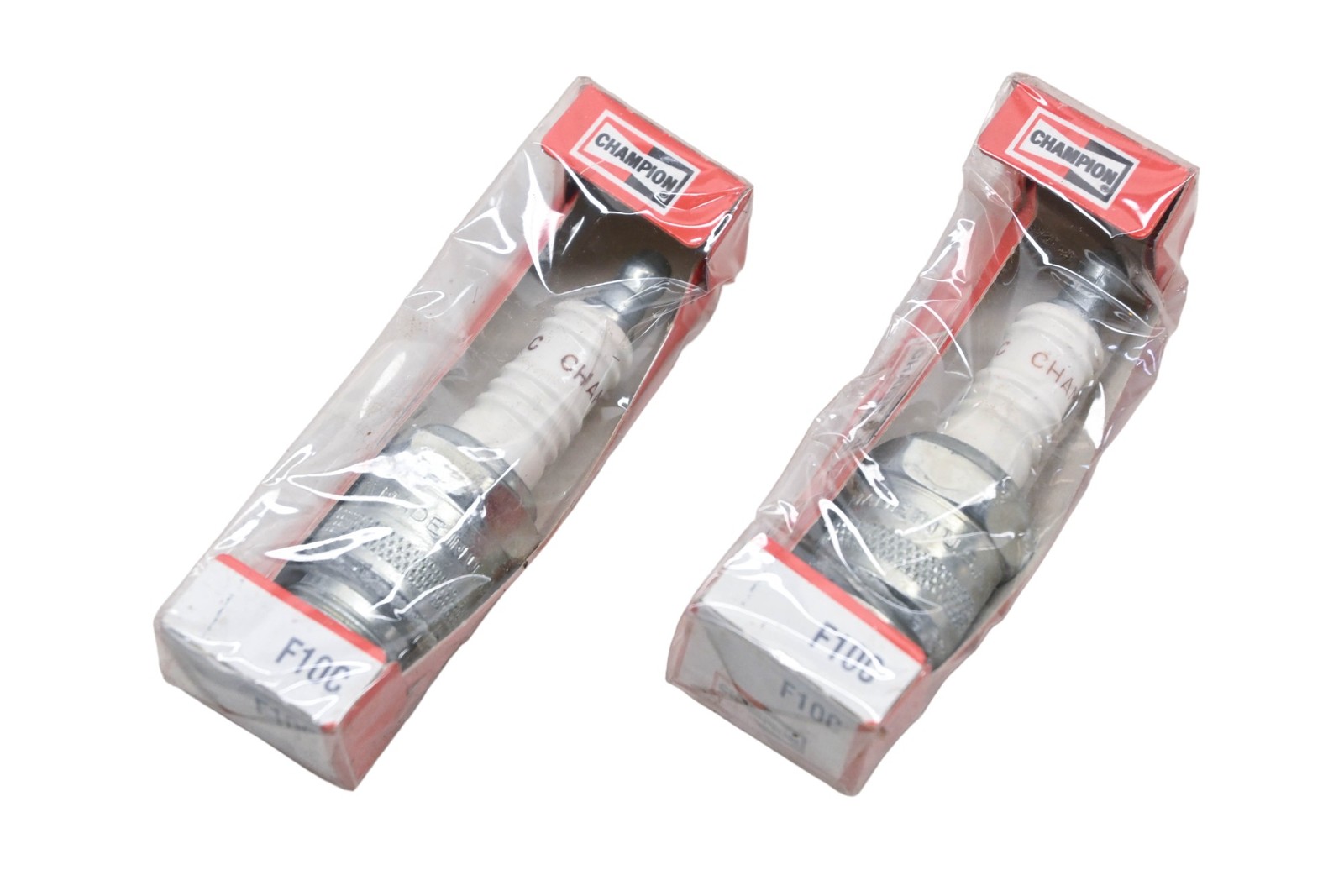 Champion F10C Spark Plugs Qty 2 NOS