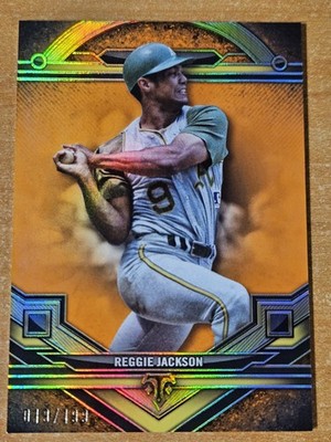 2024 Topps Triple Threads Amber Reggie Jackson Card #113 #19/199
