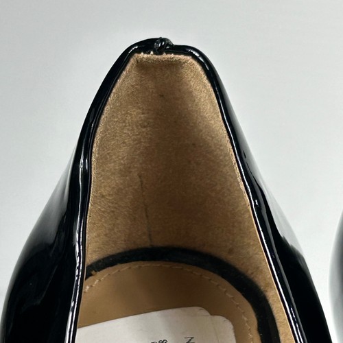 Zapatos de salón Sam Edelman Hazel de charol negro punta en punta tacón alto talla 9M - Imagen 16 de 18