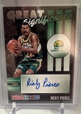 2020-21 Panini NBA Hoops - Great Significance Ricky Pierce #GS-RPI (AU)