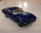 Vintage Matchbox Superfast no 14 Iso Grifo Dark Blue - Rare Pale Blue Interior