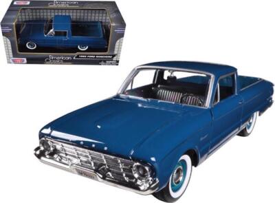 1960 Ford Falcon Ranchero Pickup Blue 1/24 Diecast Model Car by Motormax