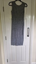 Primark Atmosphere grey mid length bodycon dress, size 12