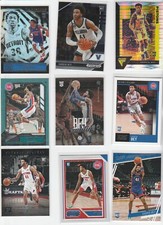 SADDIQ BEY LOT (17) DIFFERENT W/ 10 2020-21 RC ROOKIE FLUX PRIZM REFRACTOR