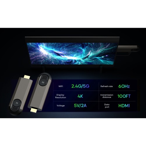 Wireless HDMI Transmitter and Receiver from Laptop, PC to HDTV/Projector - Picture 8 of 9