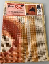 Vtg Bucilla Latch Hook Canvas #256 Serenity Sunset NO Yarn Canvas Only 26x40 New