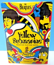 THE BEATLES YELLOW SUBMARINE PREMIUM PLAYING CARDS SEALED PACKAGE