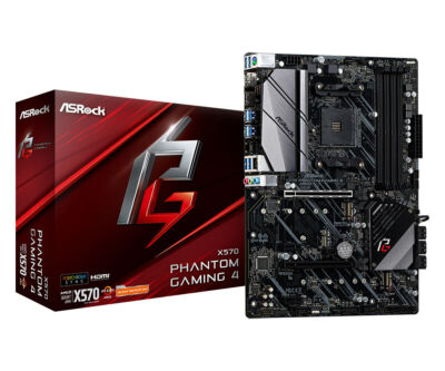 ASRock X570 Phantom Gaming 4, Ryzen 2000 and 3000, AMD (90-MXBAU0-A0UAYZ)  