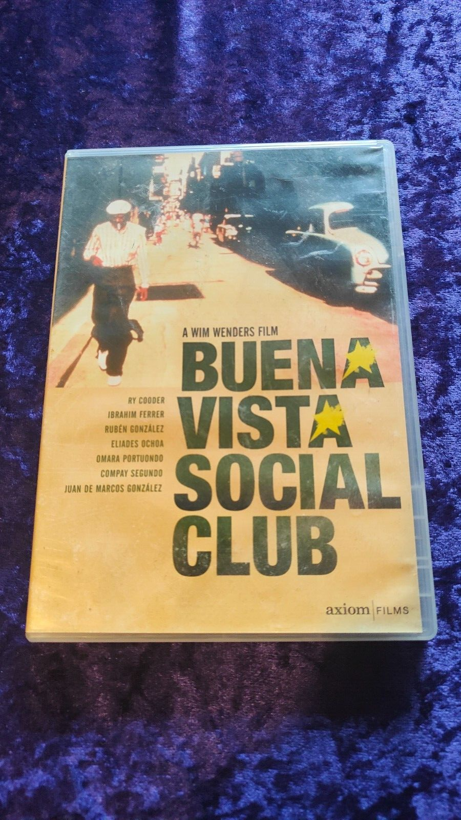 DVD  BUENA VISTA SOCIAL CLUB  WIM WENDERS CUBA WORLD MUSIC RY COODER UK R2