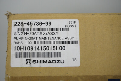 Shimadzu 228-45736-99 HPLC Pump N-20AT maintenance assembly for LC-20AT