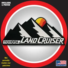 Toyota Tricolor Mountain Embroidered Patch