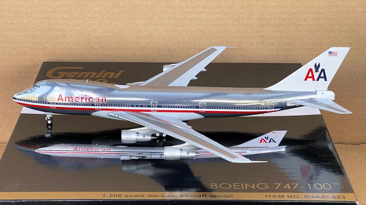 American Airlines Boeing 747-100 N9674 Gemini Jets G2AAL623 American Airlines Boeing 747-100 N9674 Gemini Jets G2AAL623