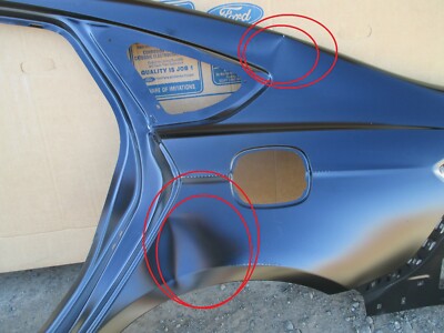 2016 FORD FUSION Quarter Panel oem rh side 13 14 15 16 17 18 19 20