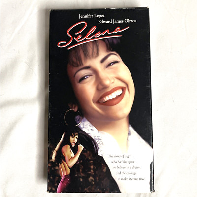 Selena VHS Jennifer Lopez Drama Music Edward James Olmos Rated PG 1997