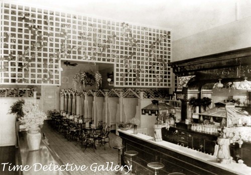 L.C. Fish Ice Cream Parlor, Merced, California - c. 1910 - Historic Photo Print