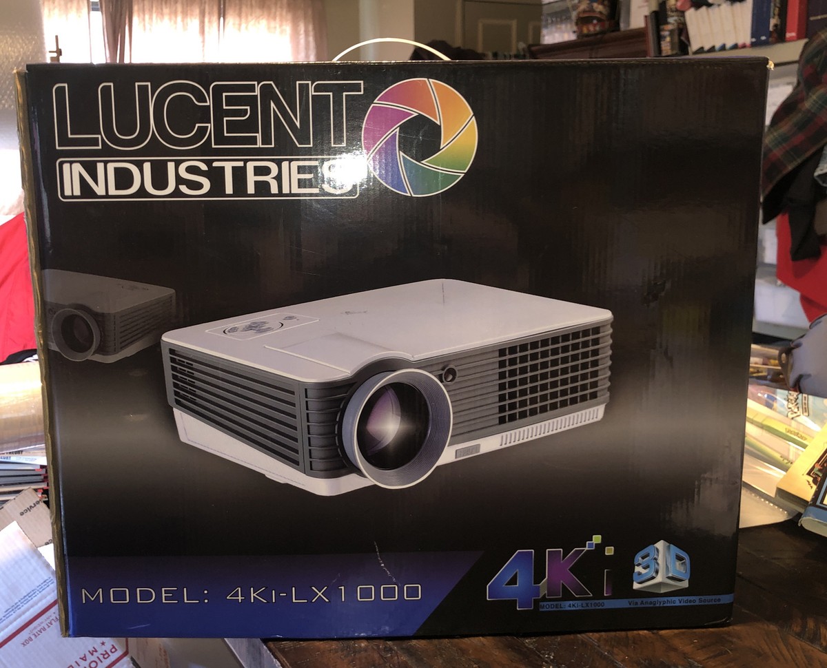 Lucent Industries 4Ki-LX 1000 3D Projector | 3D | USB | 1000
